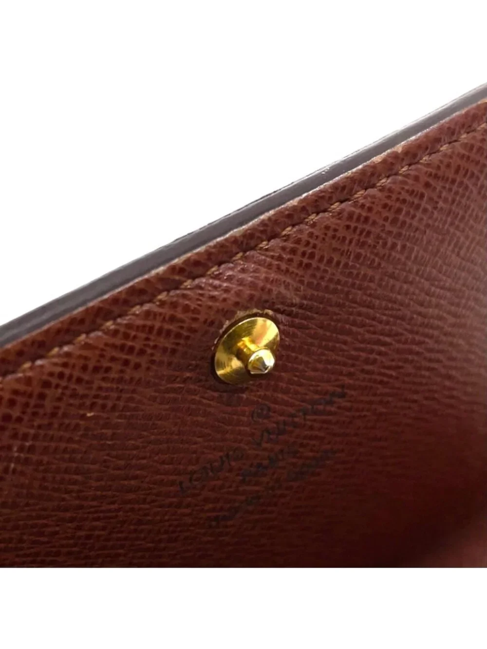 Louis Vuitton Porte-Monnaie Viet Tresor Monogram Leather Brown Bifold Wallet
